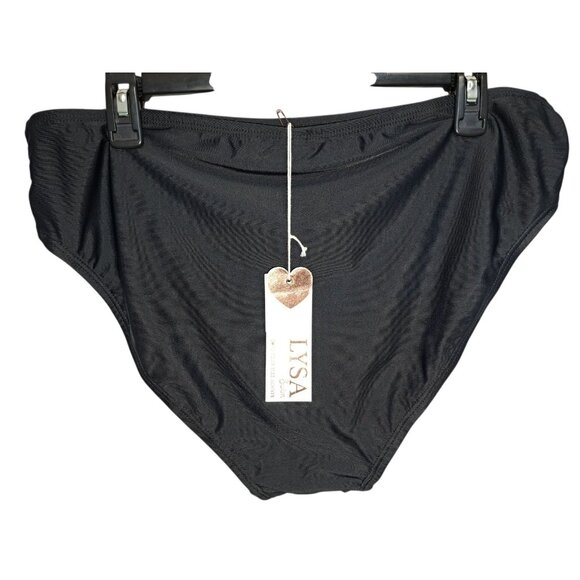 Womens Plus Size (14W-16W) Black Swim Bottom UPF 50+Sun Protection - Picture 6 of 7